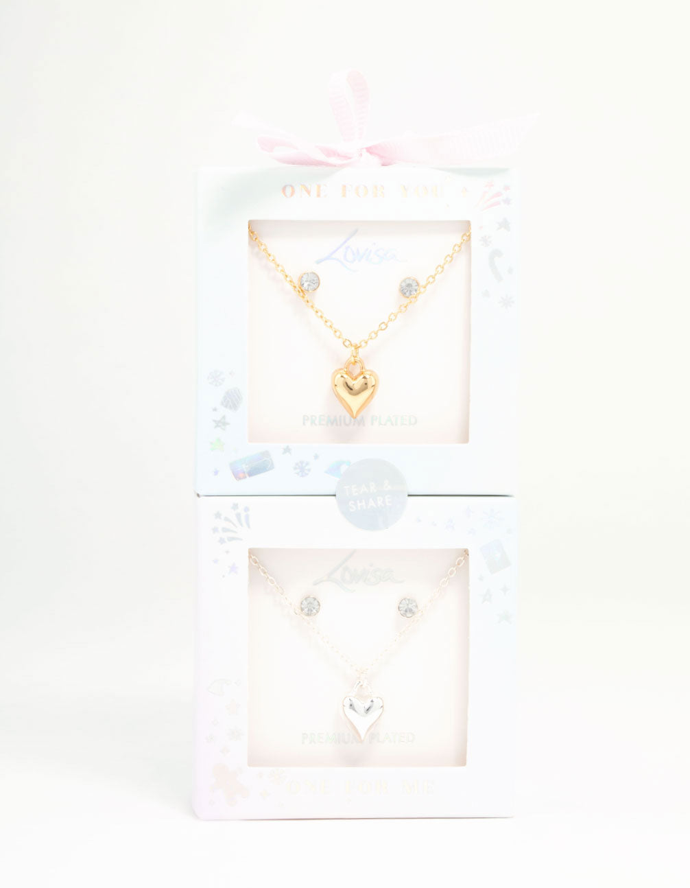 Kids Heart Jewellery Set