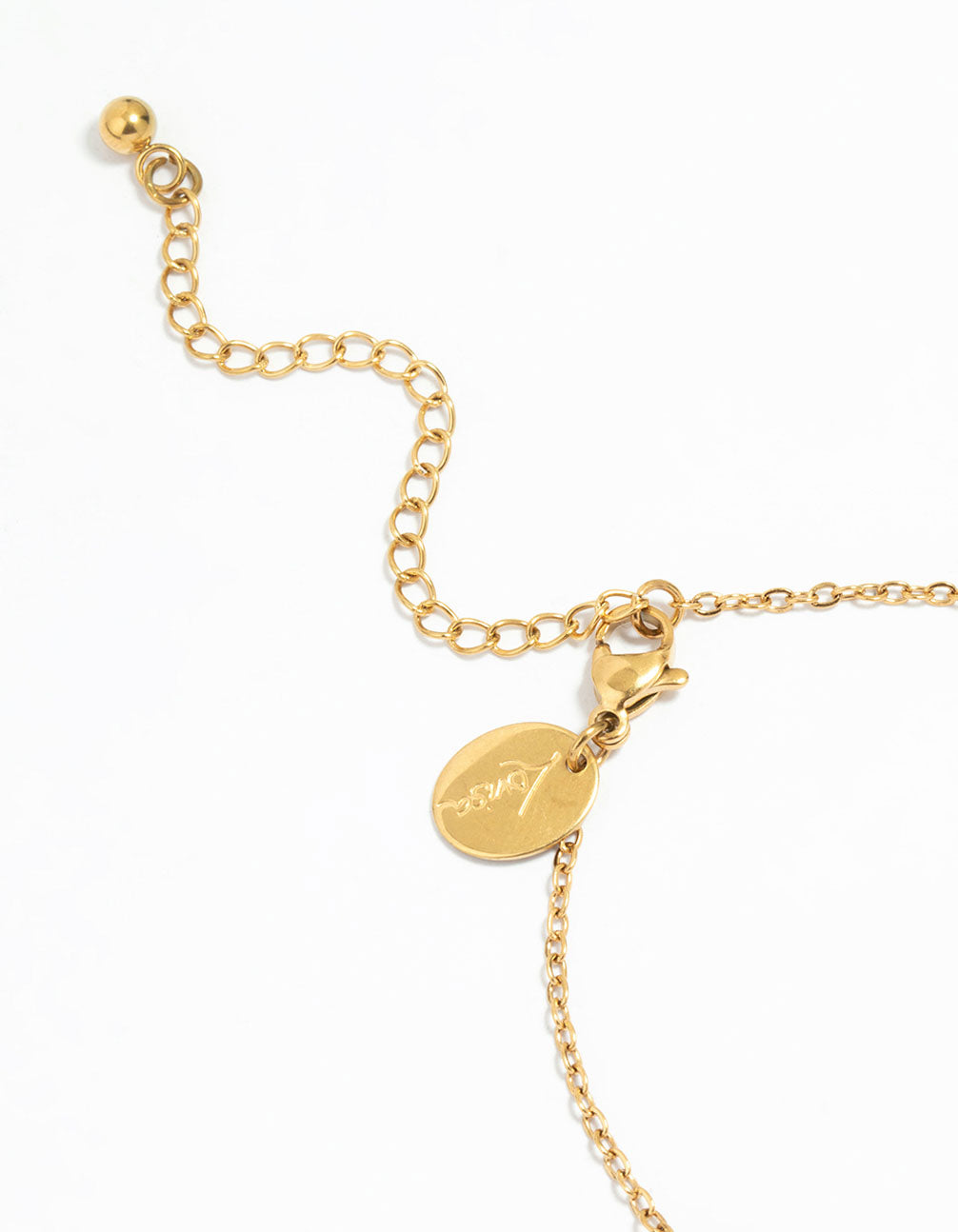 Waterproof Gold Plated Cubic Zirconia Droplet Butterfly Bracelet