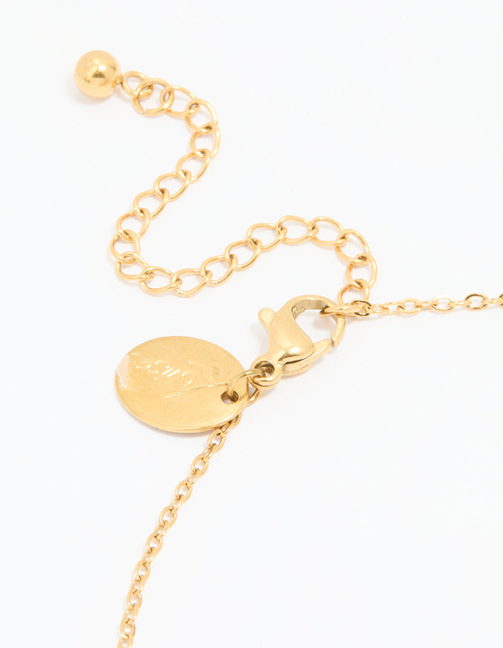Waterproof Gold Plated Stainless Steel Cubic Zirconia Anklet
