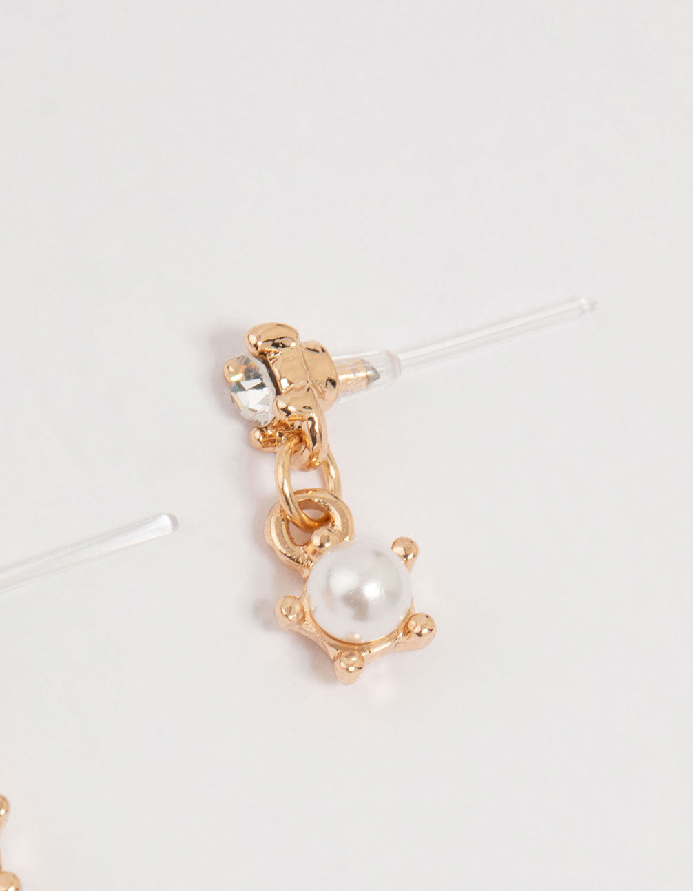 Gold Celestial Stud Earrings 4-Pack