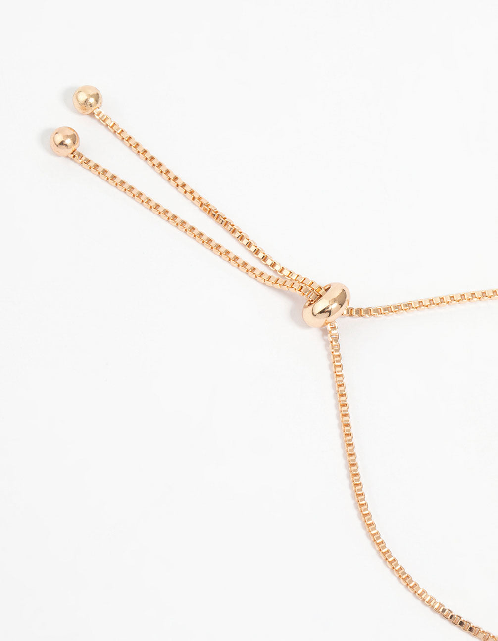 Gold Cubic Zirconia Floral Stretch Bracelet