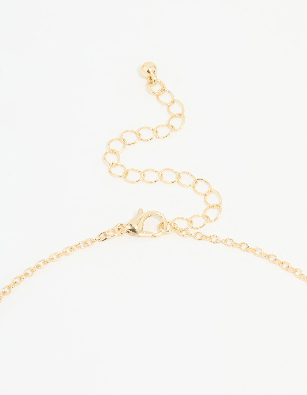 Gold Plated Enamel Mary Pendant Necklace