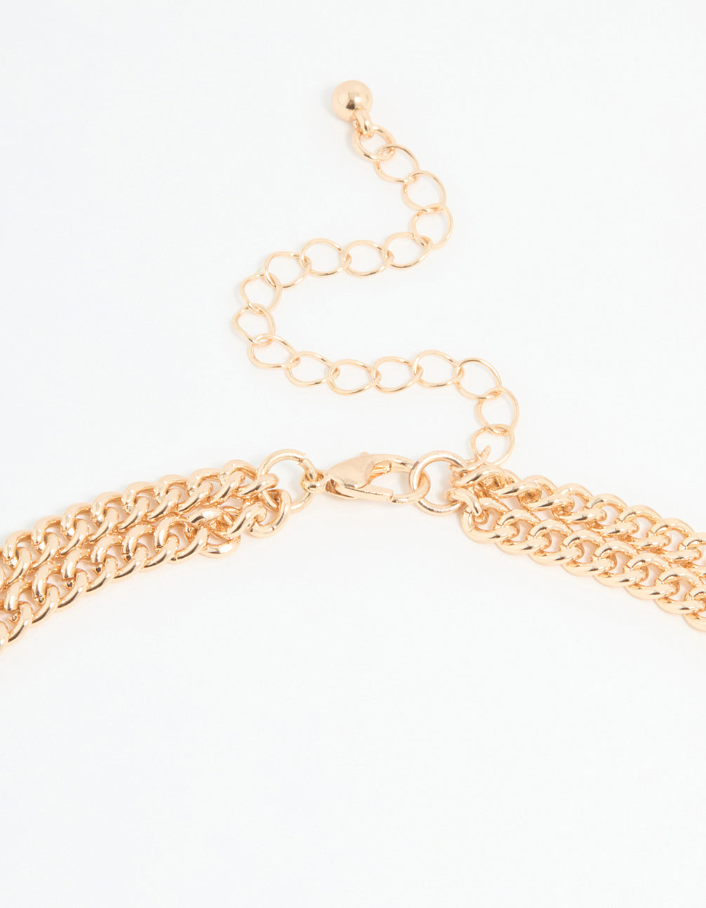 Gold Mixed Metal Coin Layered Necklace