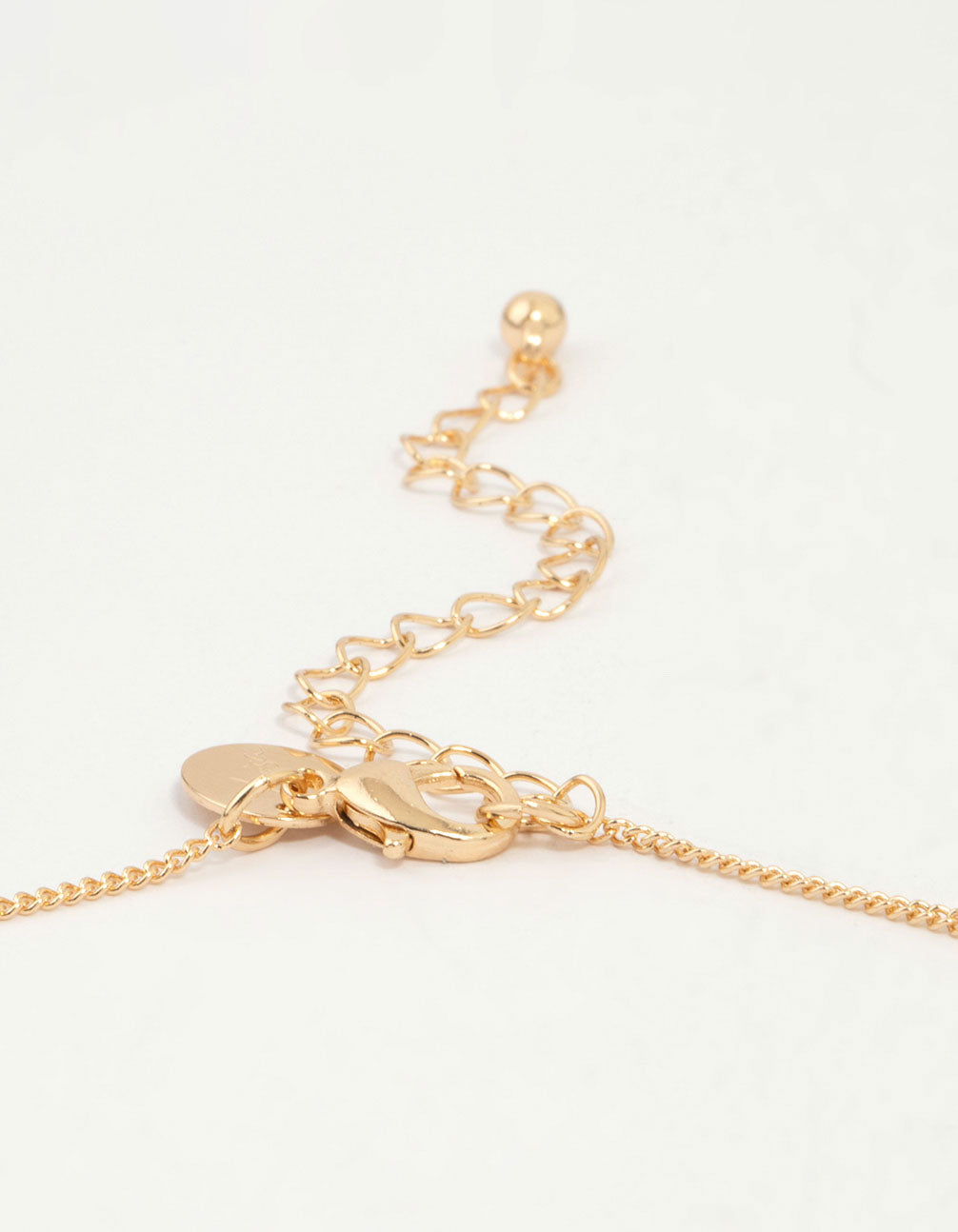 Gold Face Pendant Necklace