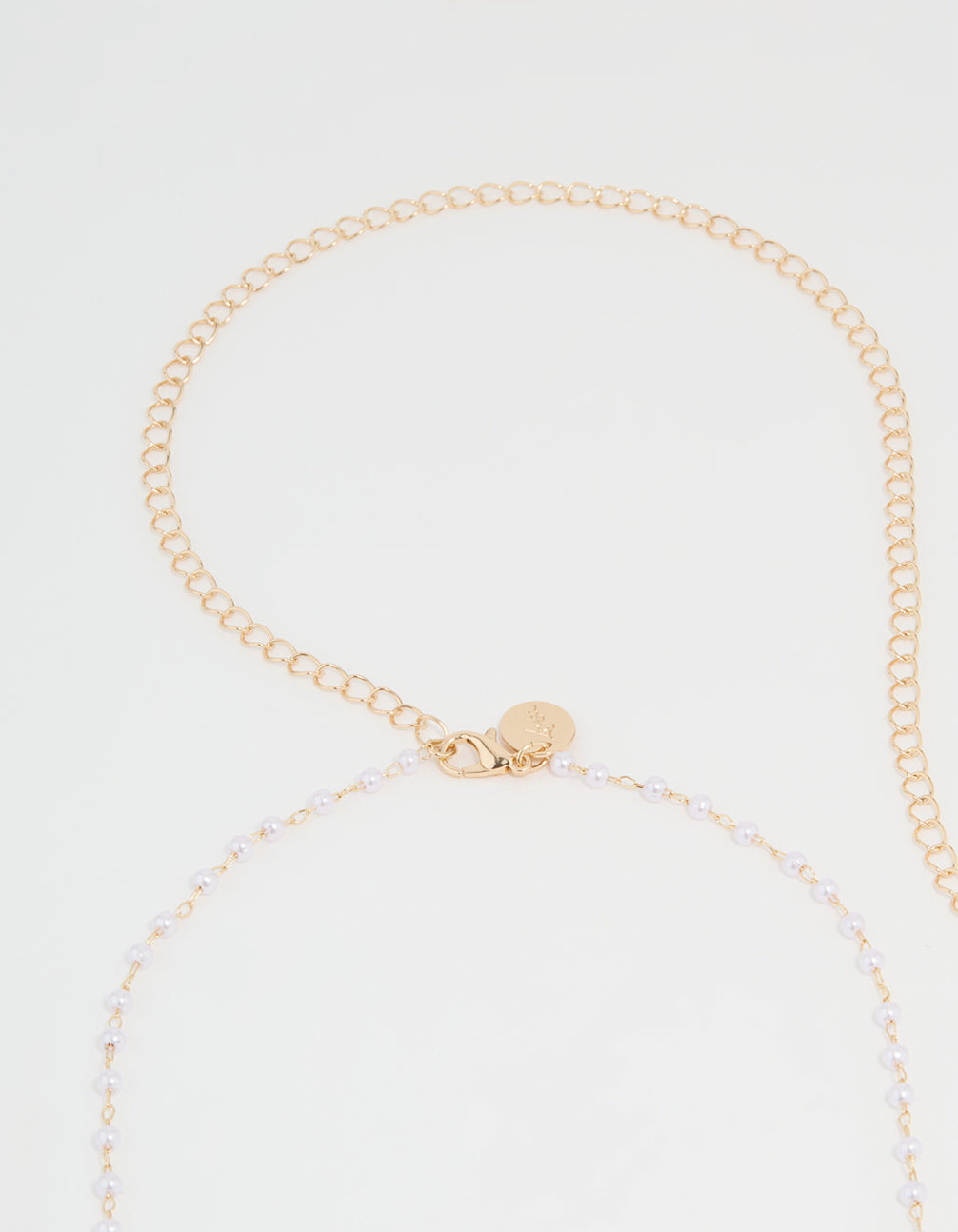 Gold Pearl Body Chain