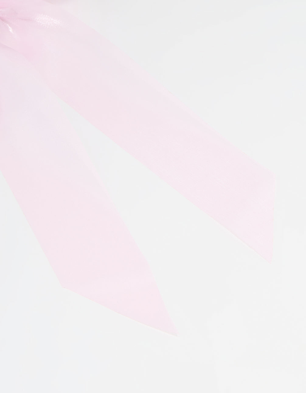 Pink Organza Fabric Large Hair Clips 2-Pack