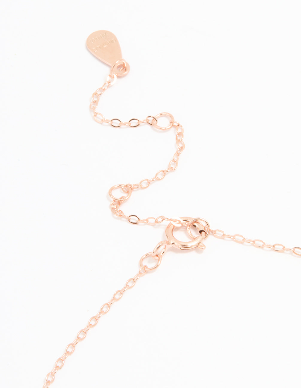 Rose Gold Plated Sterling Silver Cubic Zirconia Flower Bracelet