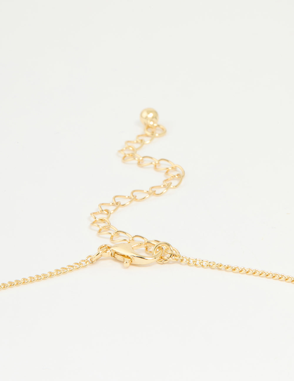 Gold Plated Genuine Shell Letter J Flower Petal Necklace