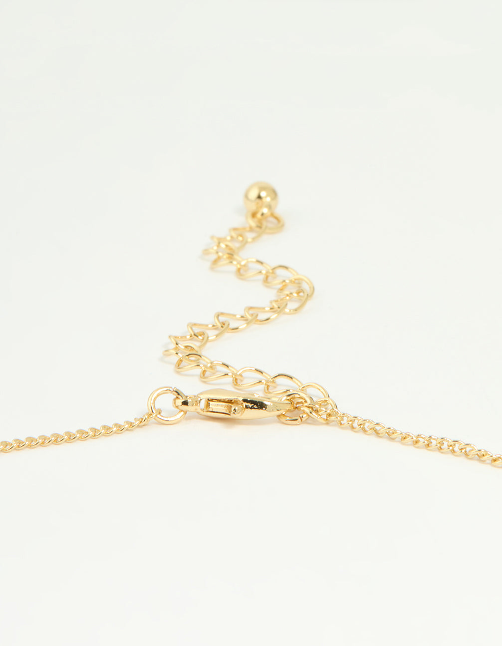 Gold Plated Genuine Shell Letter M Flower Petal Necklace