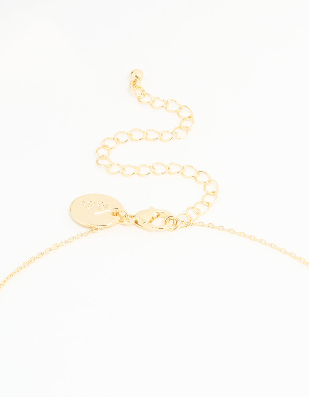 Gold Plated Bubble Gemini Necklace