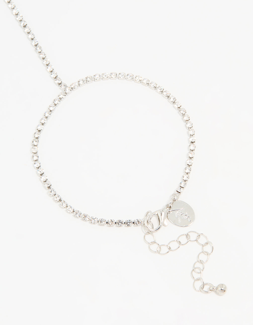 Silver Diamante Hand Chain