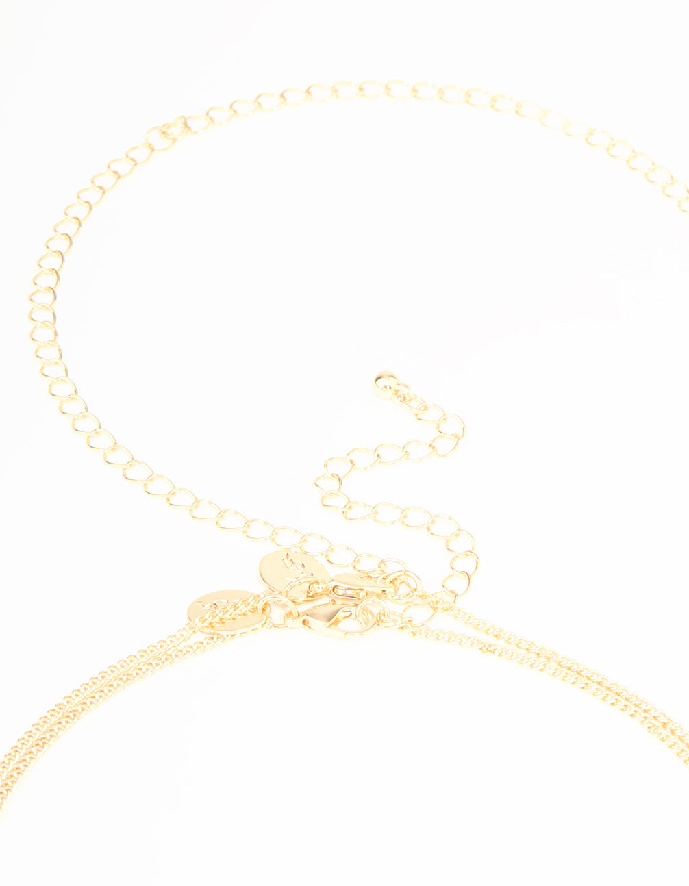 Gold Molten Circle Body Chain