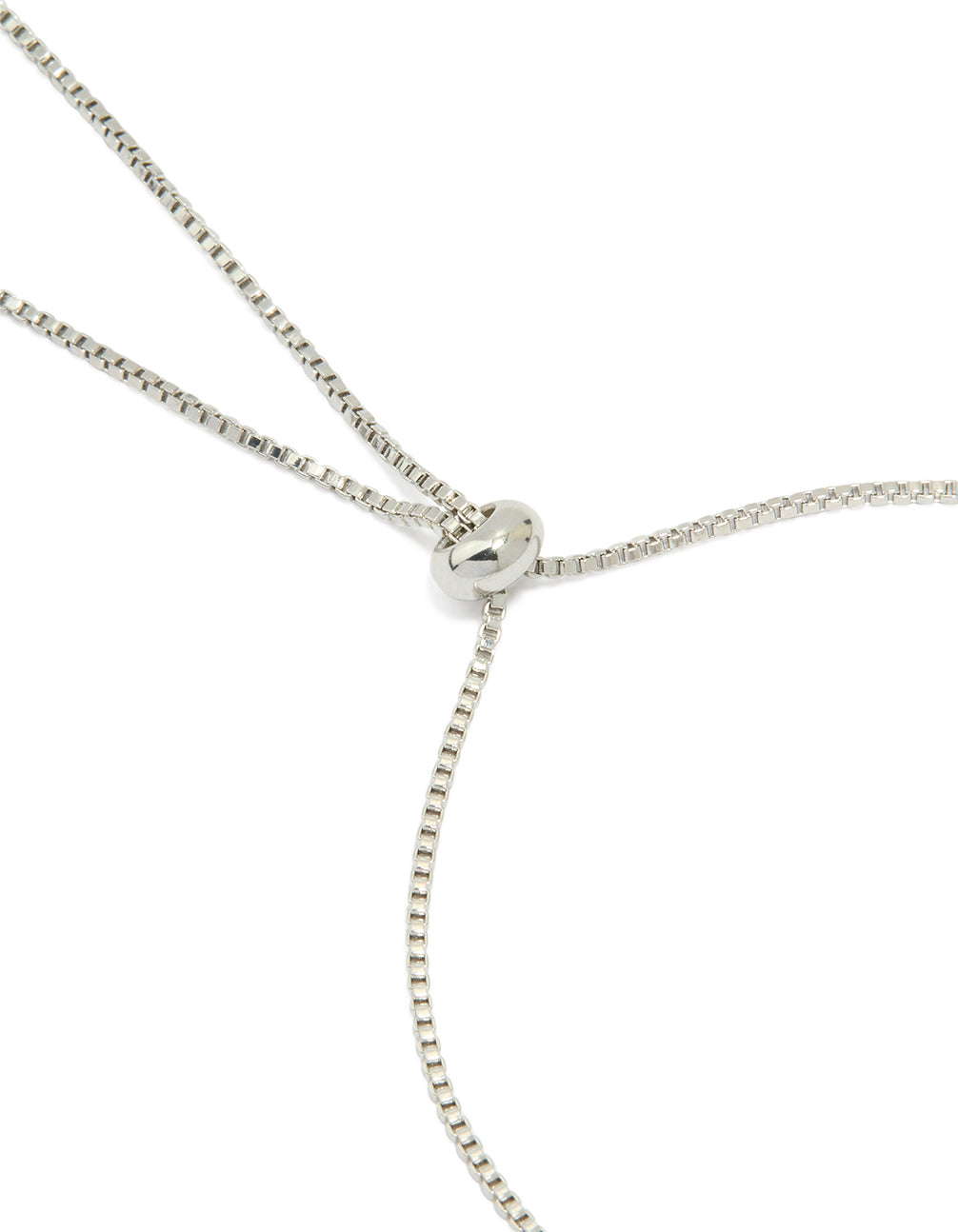 Silver Cubic Zirconia Circle Toggle Bracelet