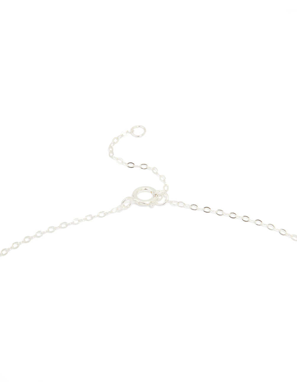 Sterling Silver Blue Cubic Zirconia & Starfish Pendant Necklace