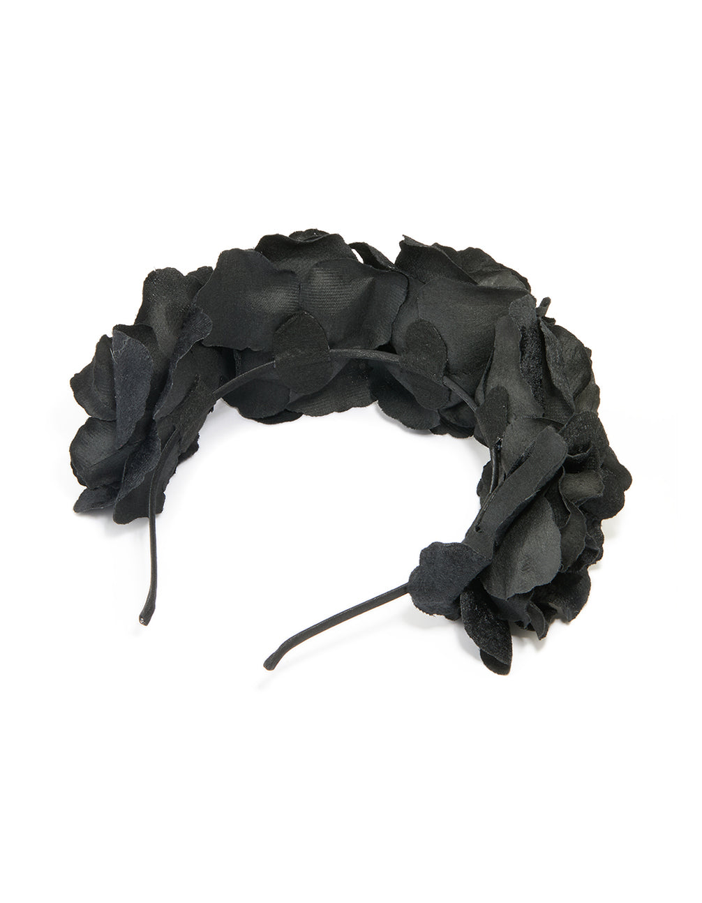 Black Velvet Flower Headband