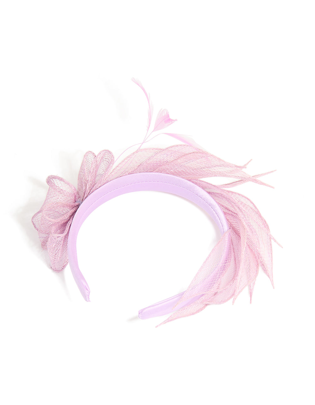 Lilac Overlapping Sinamay Headband