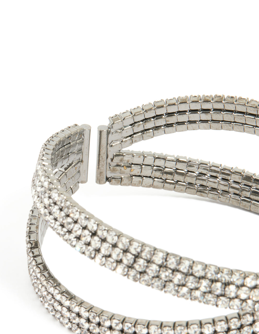 Gunmetal Twisted Wrist Cuff