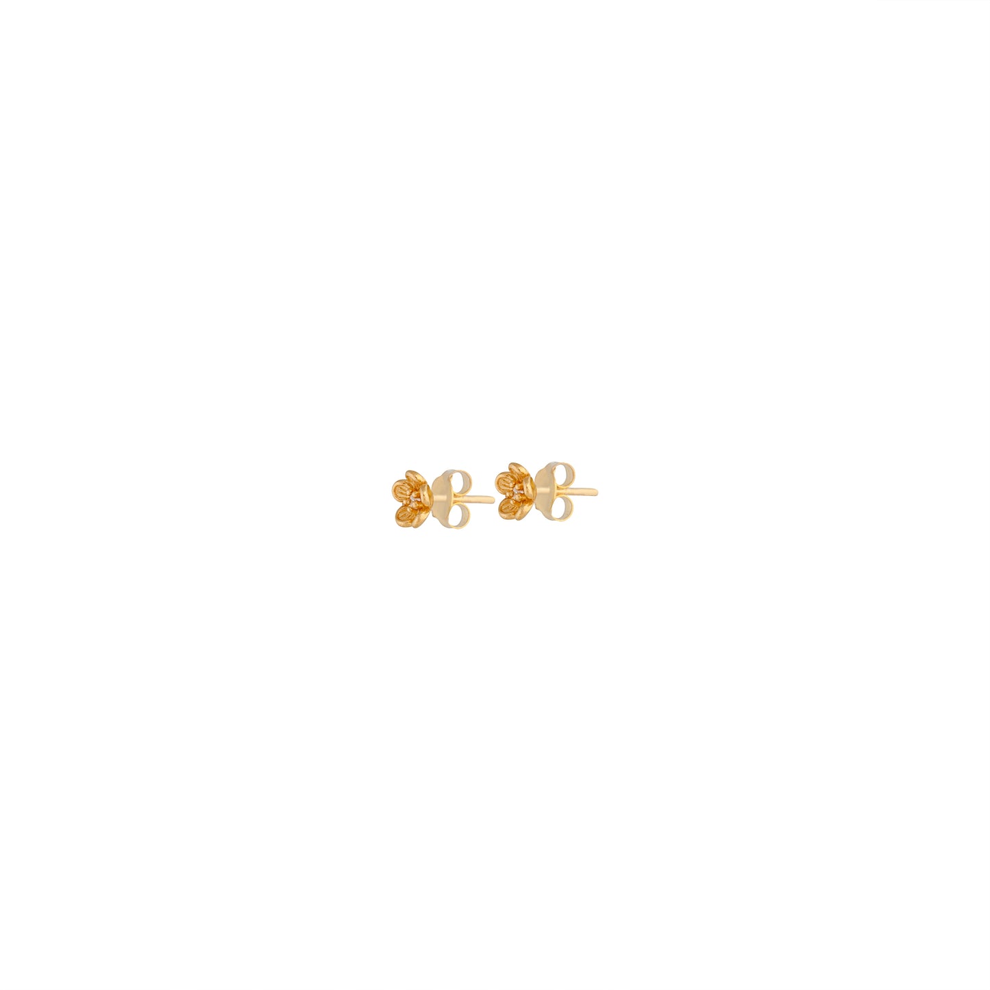 KIDS STS GLD FLOWER ER