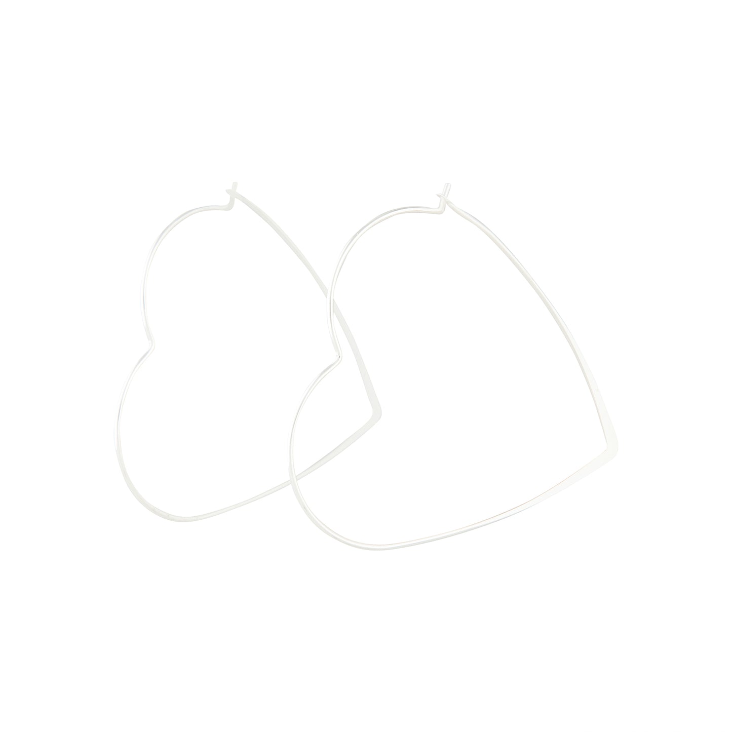 SVES SS HEART HOOP EARRING