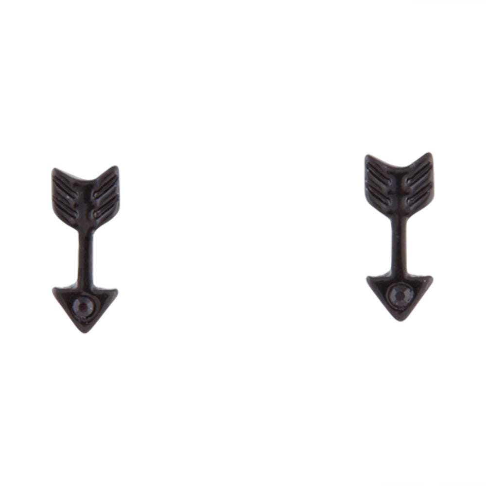 8STD BLACK ARROW & DIA STUD ER