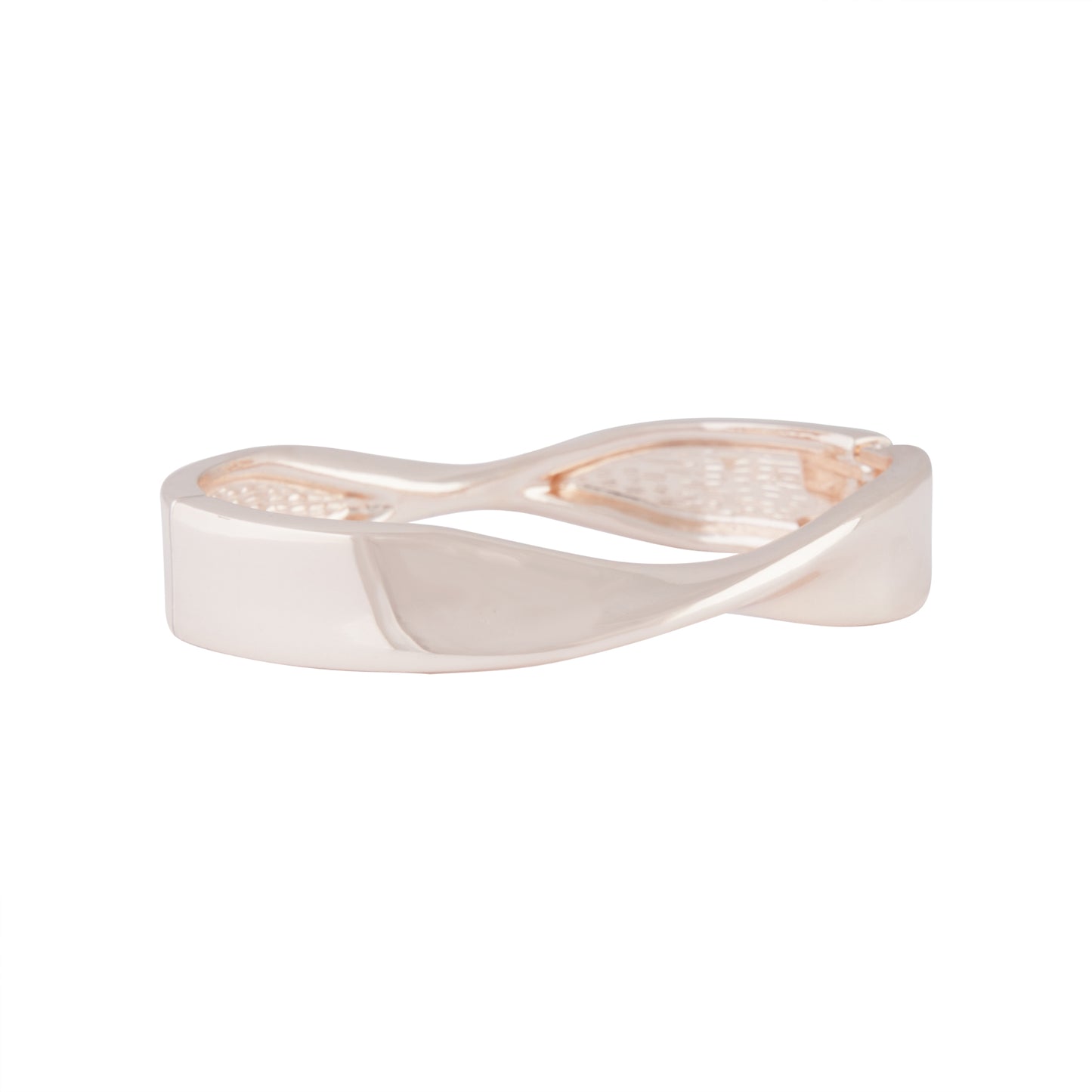 ROPSE GOLD TWIST CLAMP BANGLE