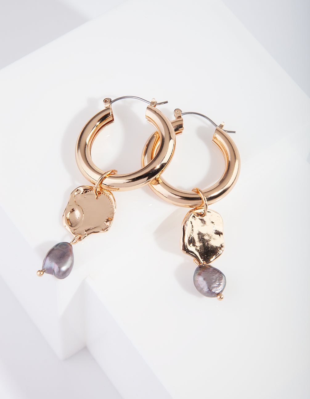 PRCT SG CHUBBY HOOP PEARL ER