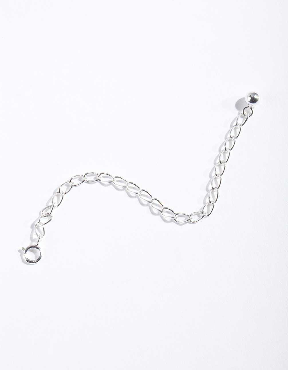 SILVER NECKLACE EXTENSION CHAIN