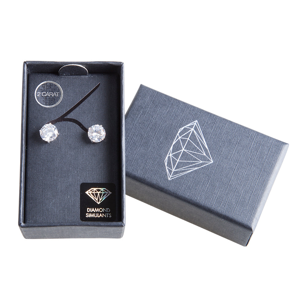 SMALL GRADUATED CRYSTAL DROP EARRING