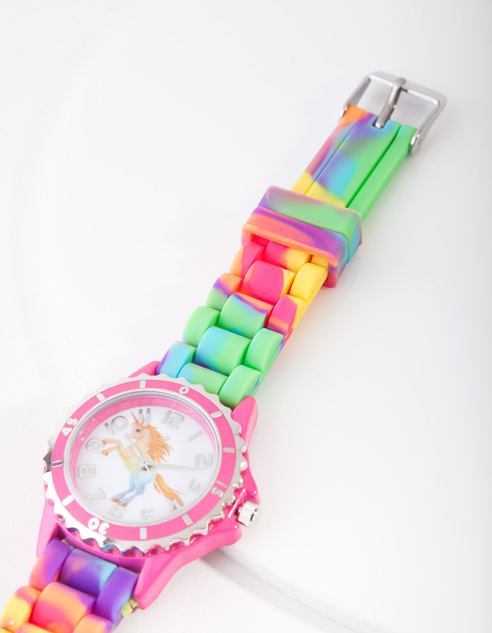 KIDS SIL LNK UNICORN BRGHT WTCH