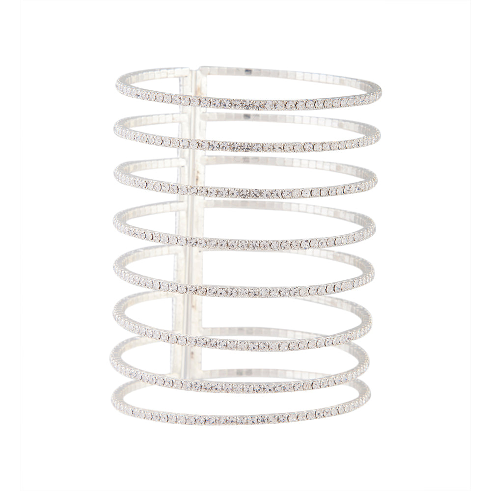 D&P SS 8 ROW CUPCHN CUFF BL