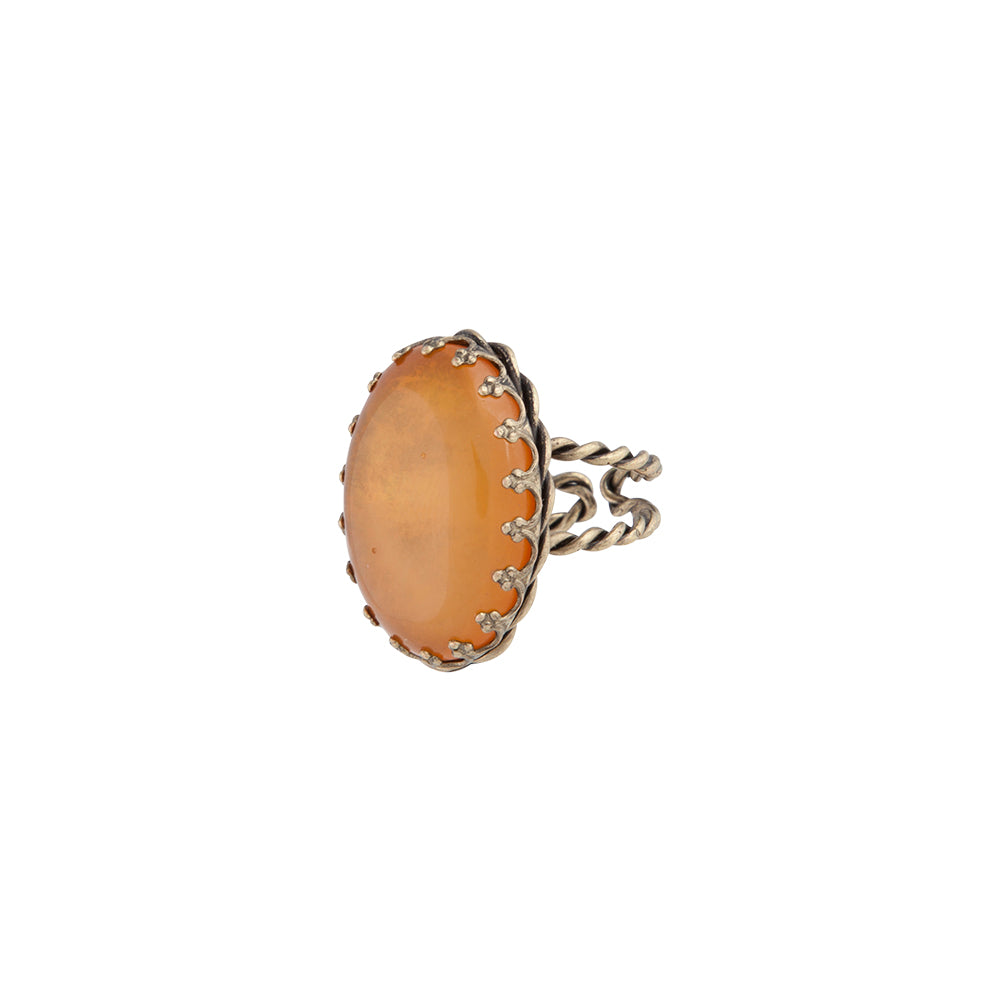 VNTG BuG AMBER CLAW SET RG