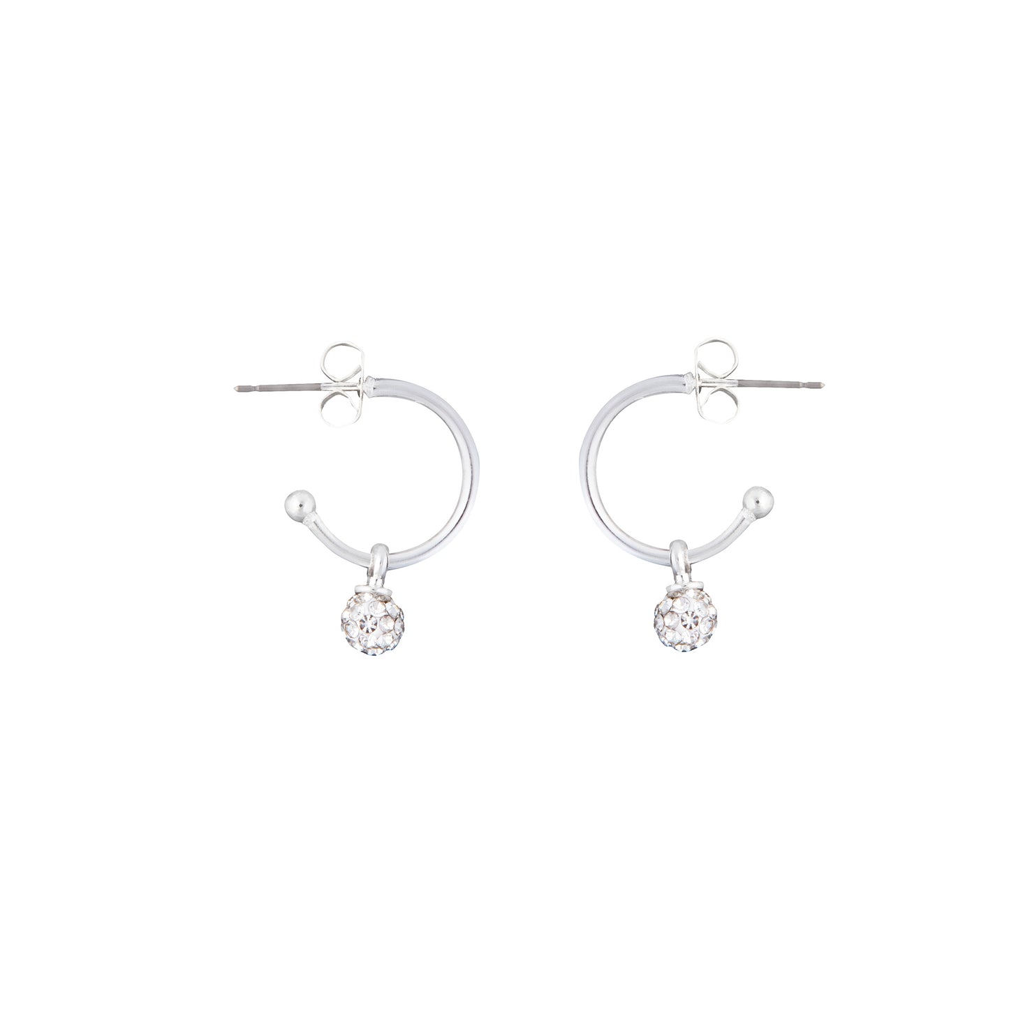 ADD SS CZ FB 12MM HOOP ER