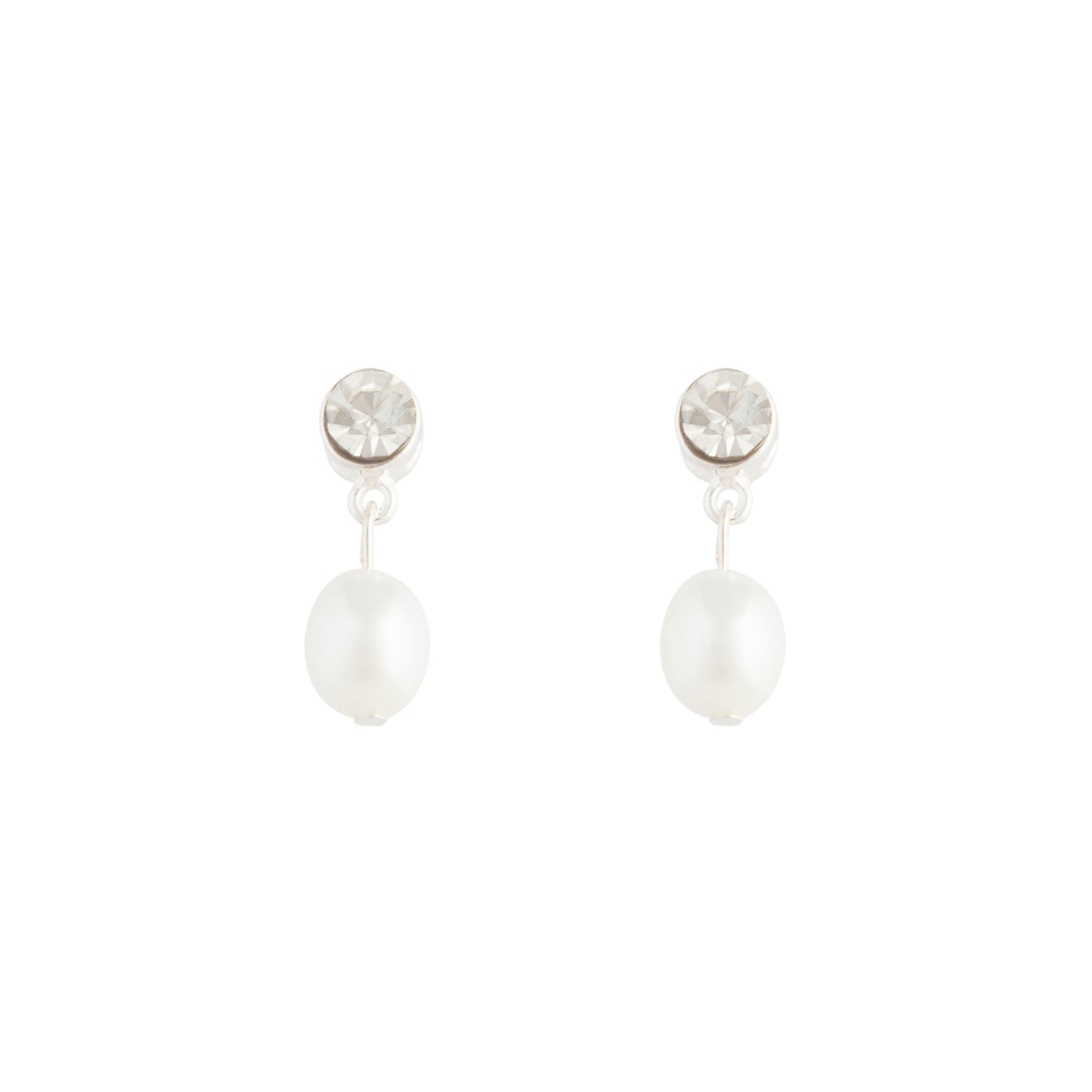 5EAR RH STONE & PEARL DROP ER