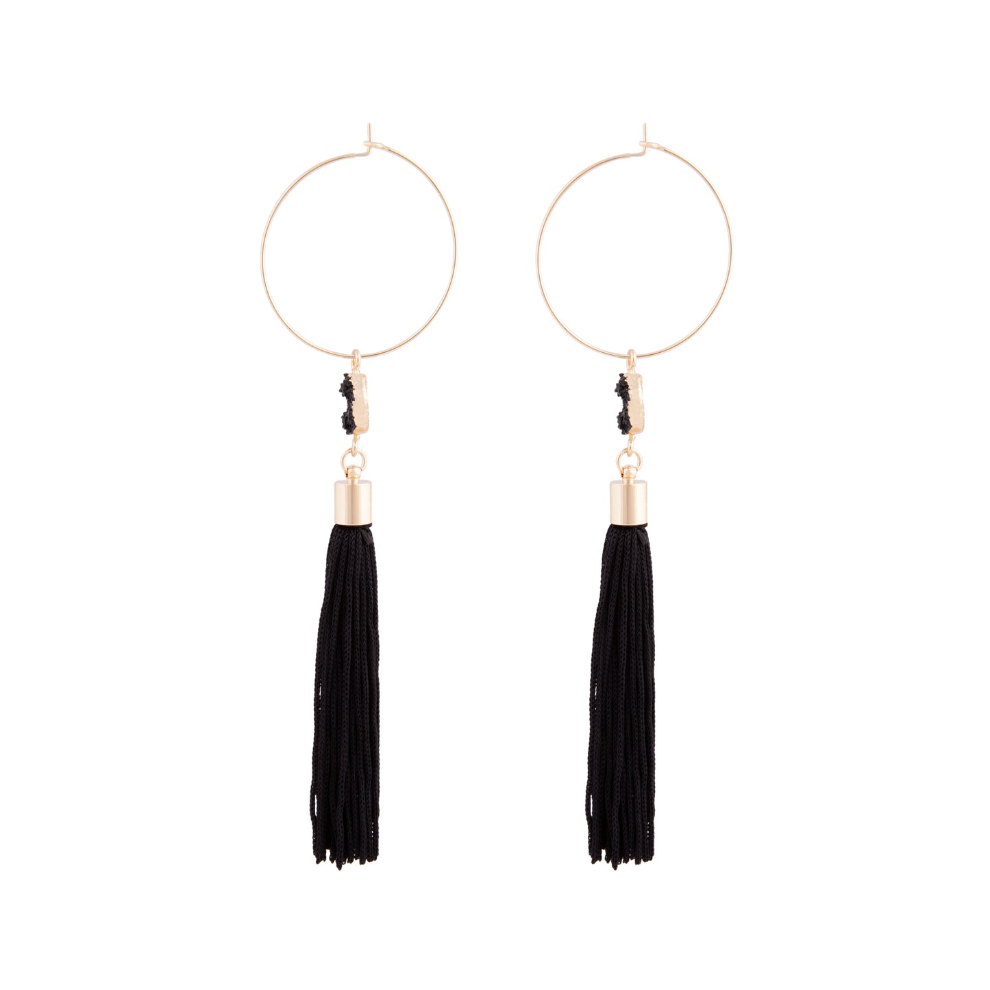 BOB SG DRUZY TASSEL HOOP ER