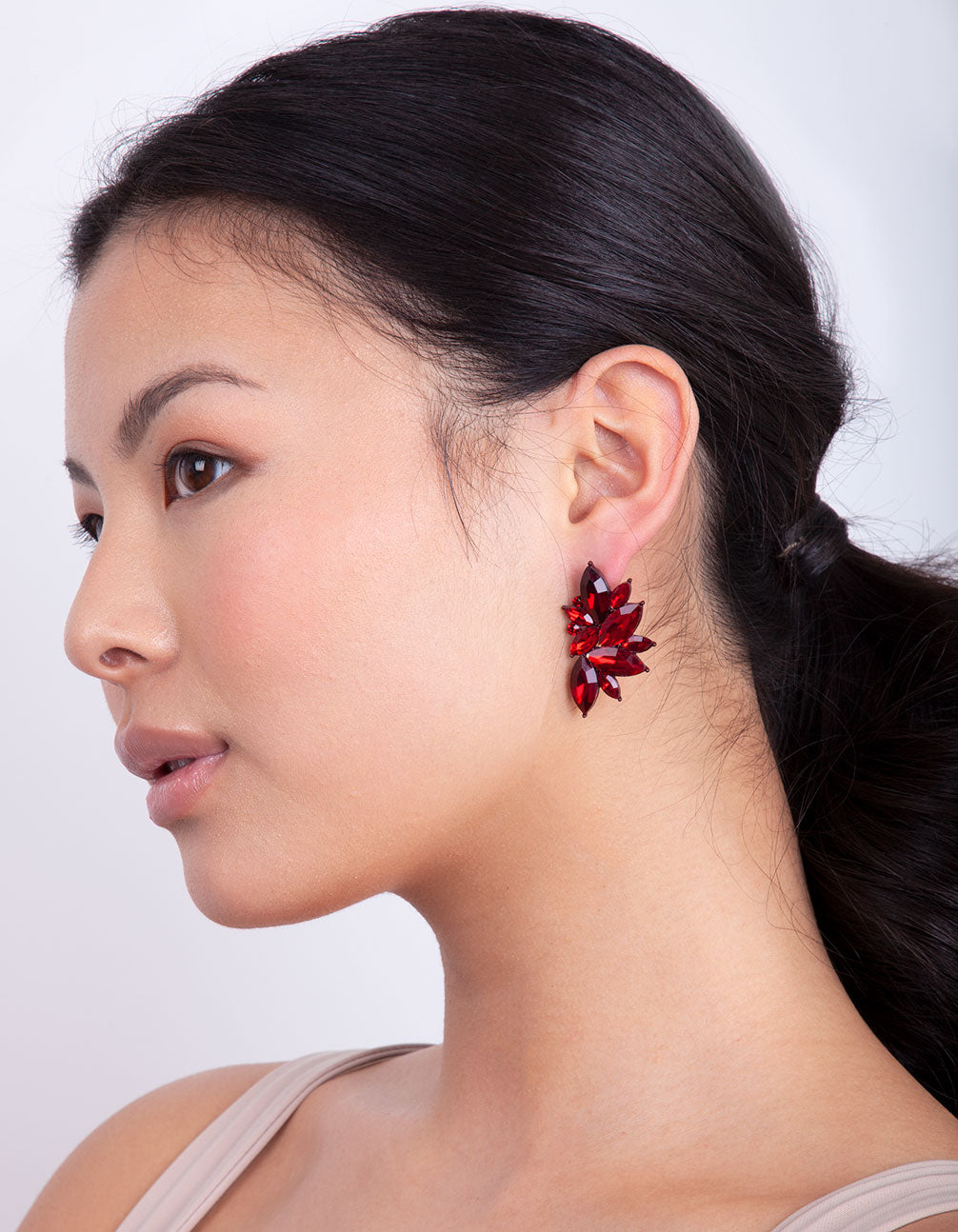 RED NAVETTE STATEMNT STUD ER