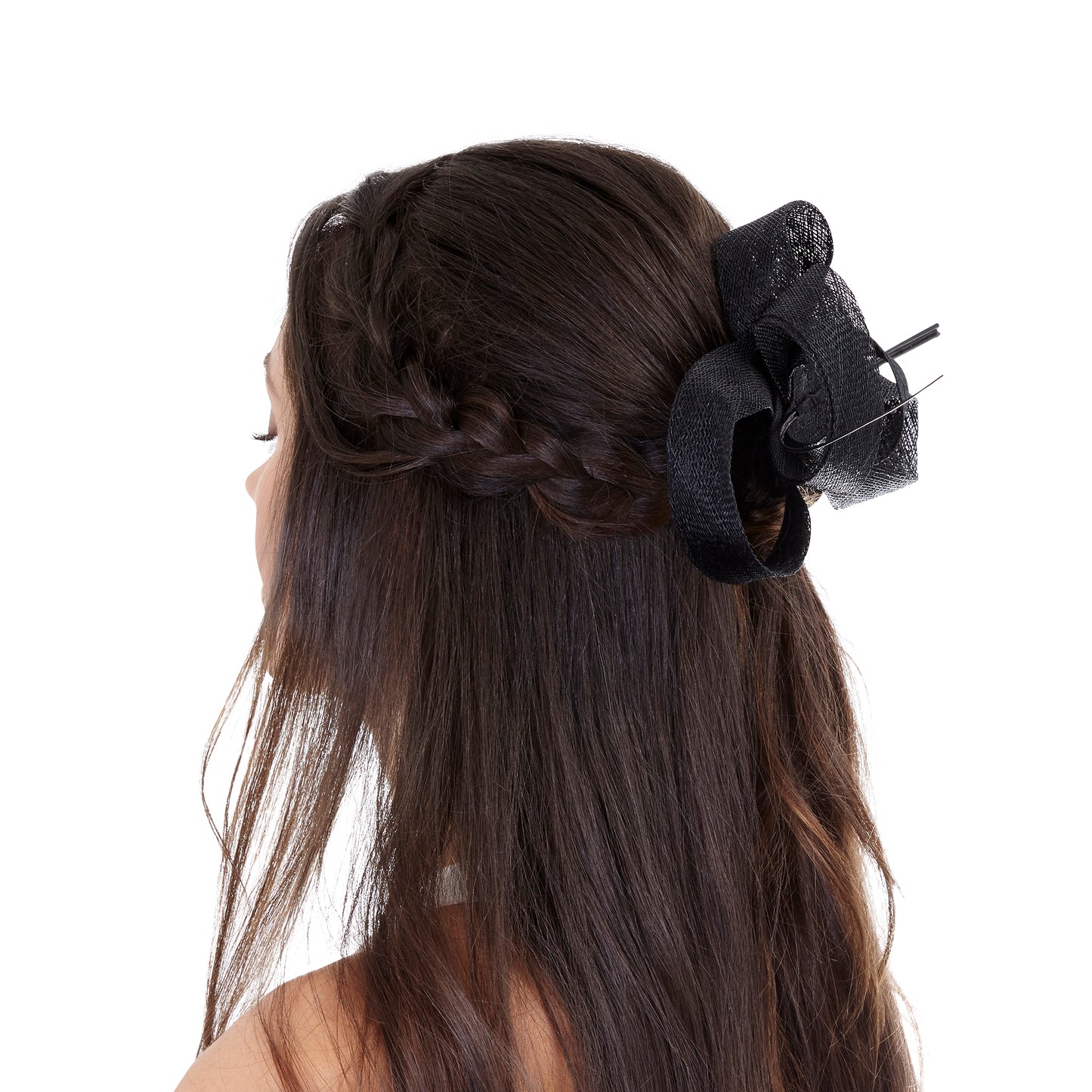 SR FB BLK SWRL FTH STATE CLIP