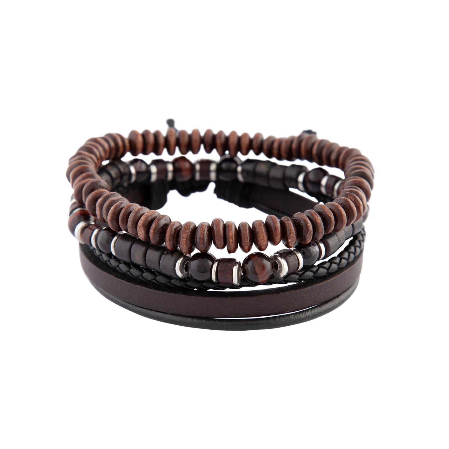 MENS MIX CROSS BEAD 4PK BL@