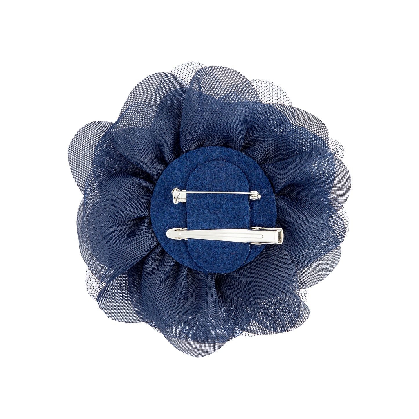 MIDN FB MESH FLOWER CLIP