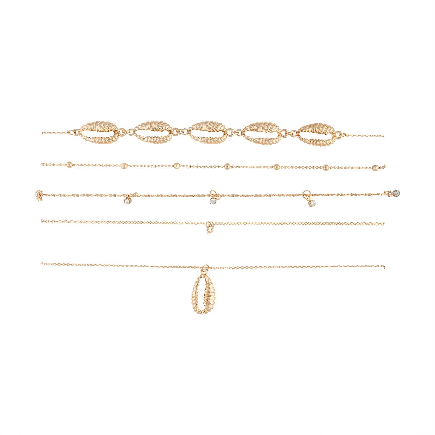 CLSEA SG SHLL 6 CHOKER PK