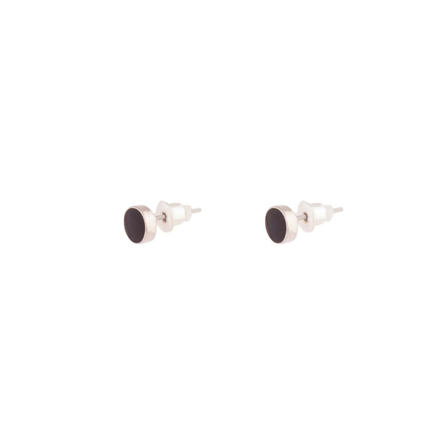 8STD BLACK FLAT DISC STUD ER