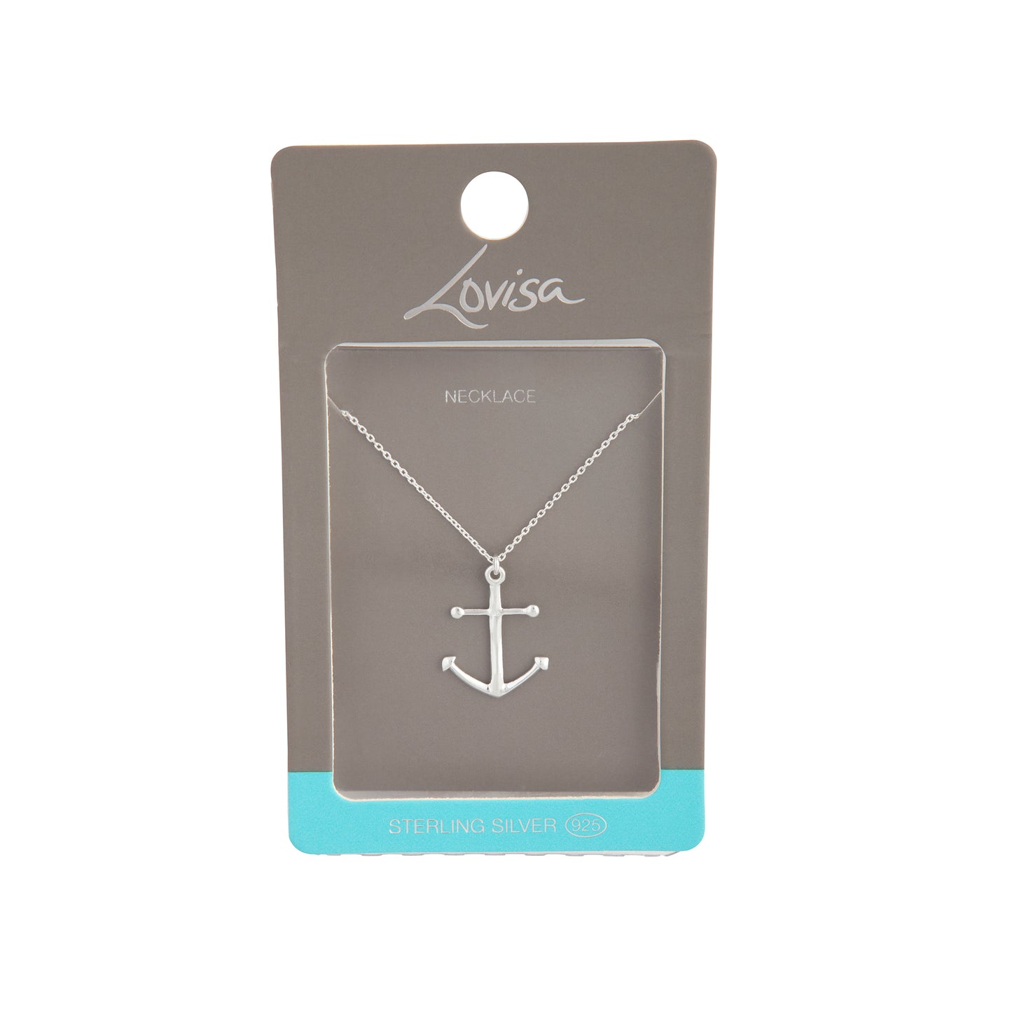 MENS ST ANCHOR NECKLACE