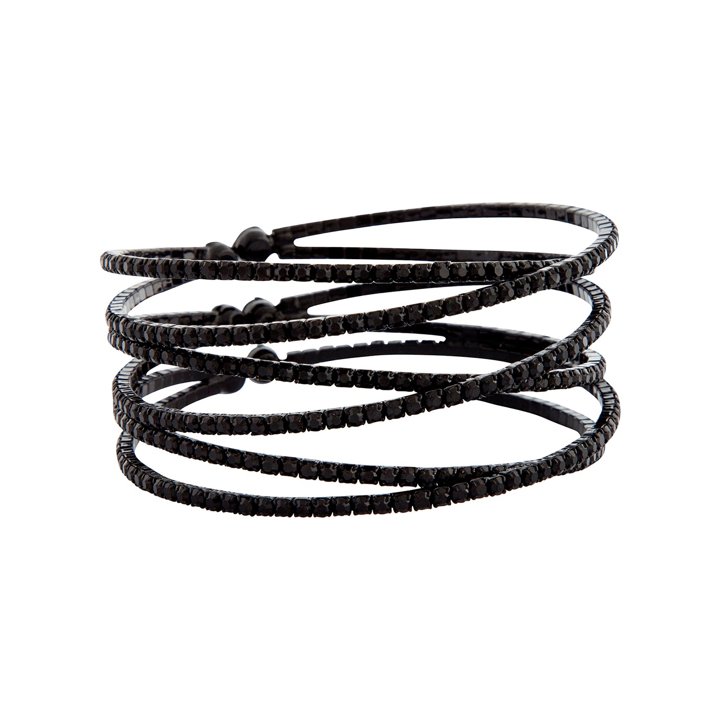 BOB ZIG ZAG OPEN CUFF BL