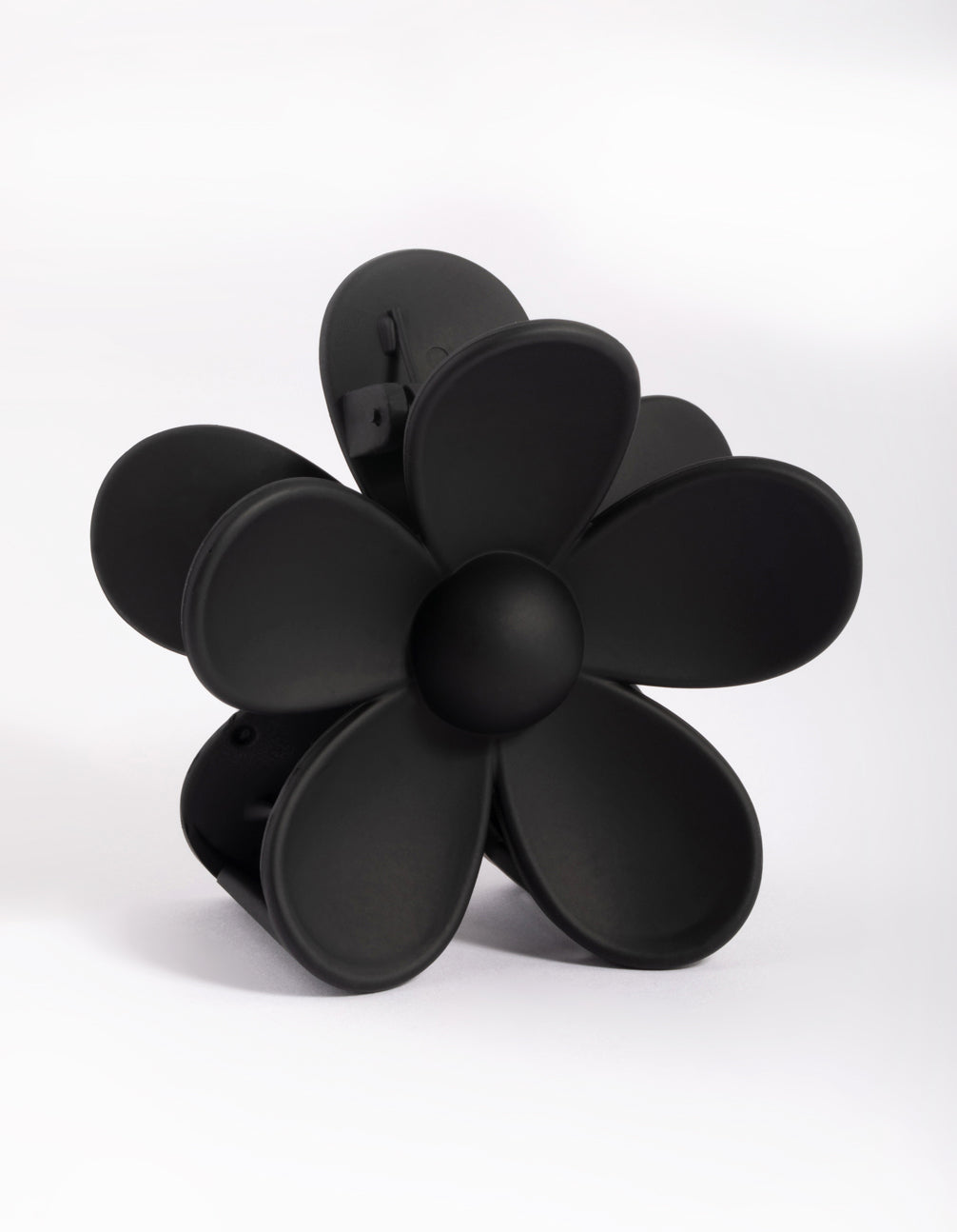 90s Black Daisy Flower Claw Clip