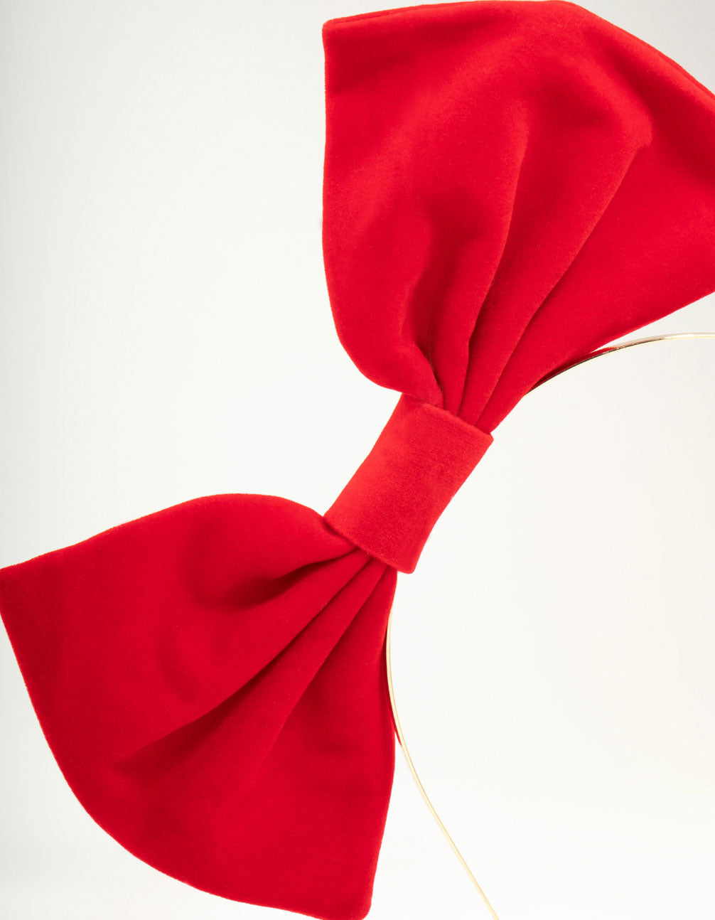 Red Velvet Bow Headband
