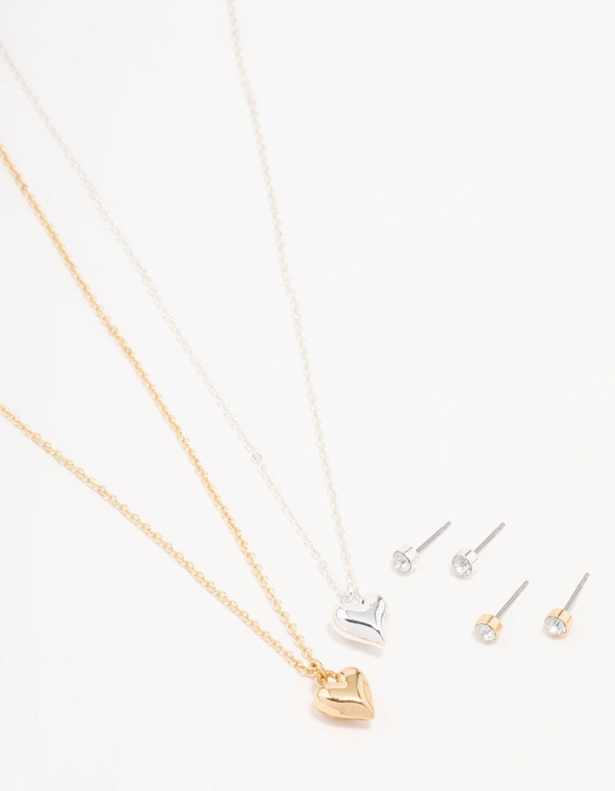 Kids Heart  Jewellery Set
