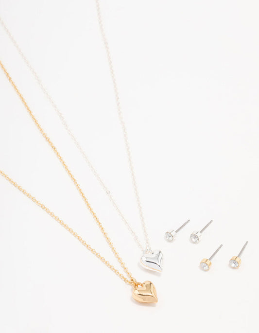 Kids Heart  Jewellery Set