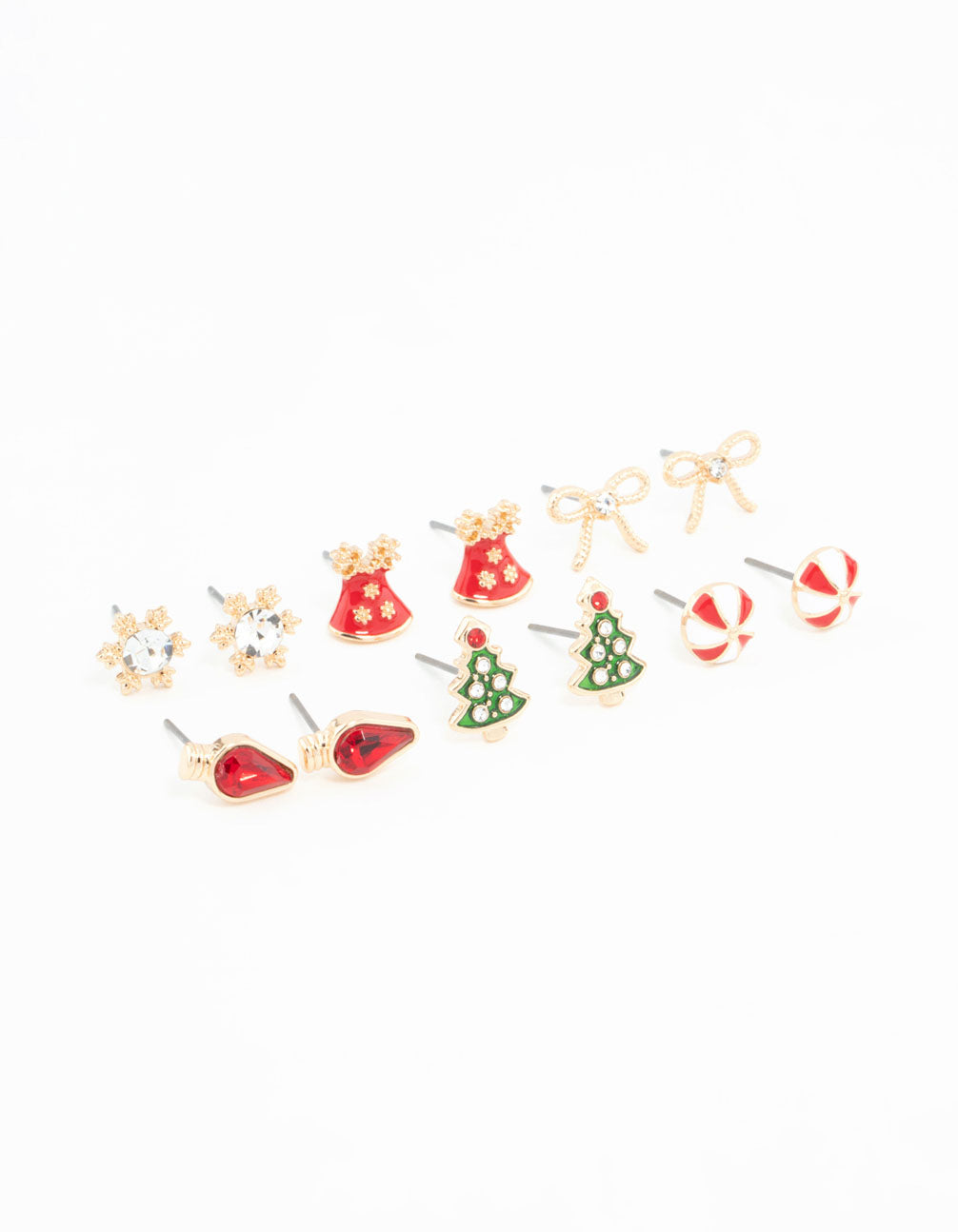 Kids Lolly & Bells Stud Earrings 6-Pack