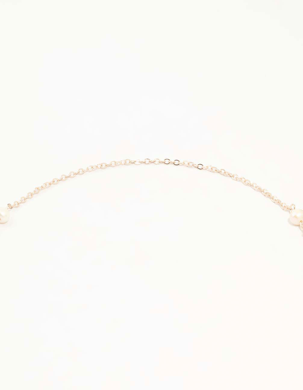 Rose Gold Freshwater Pearl Drop T&O Necklace