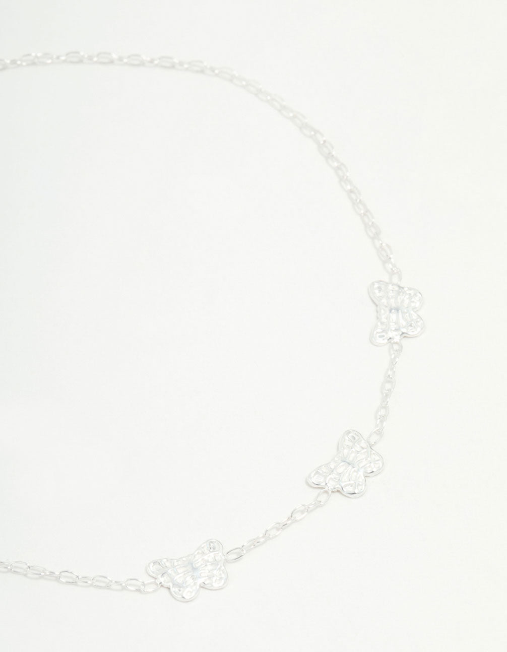 Sterling Silver Butterfly Trio Bracelet