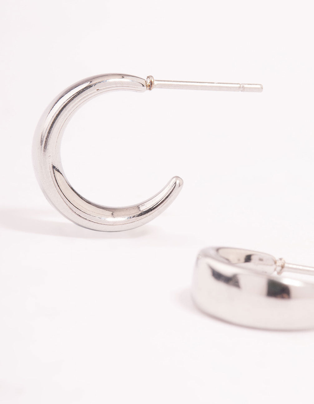 Surgical Steel Graduating Thick Hoop Earrings